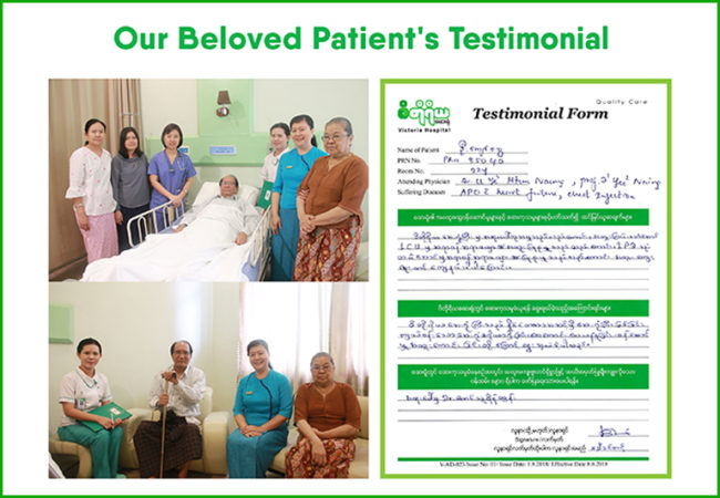 Our Beloved Patient’s Testimonial